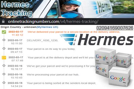 hermes world tracking number|Hermes worldwide tracking.